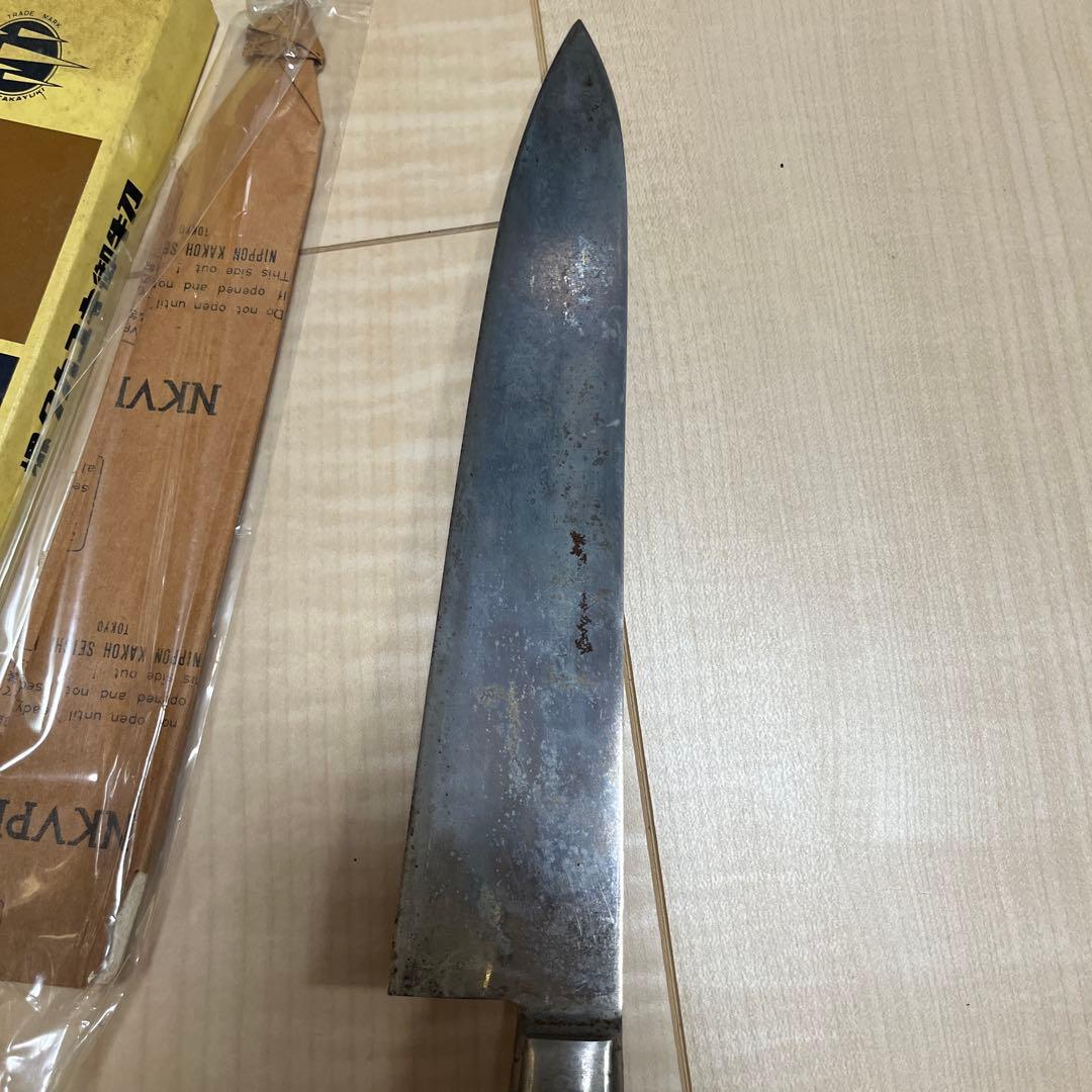 【新品未使用】堺孝行 日本鋼 牛刀 240mm 極上本焼