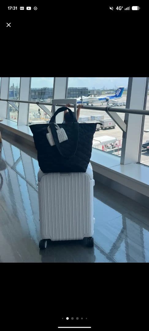 soleile 撥水 2wayトート ブラック