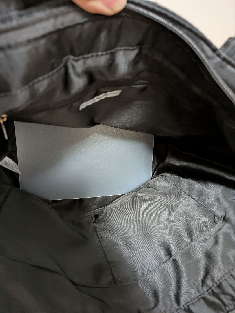 soleile 撥水 2wayトート ブラック