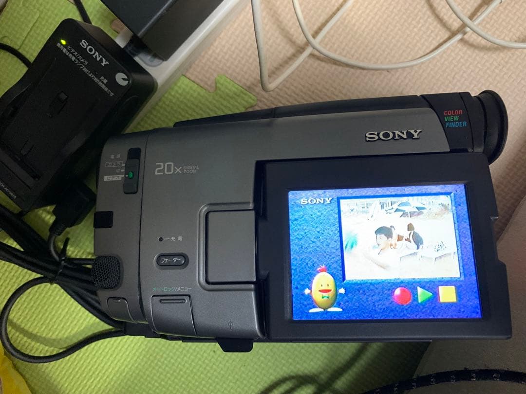 限界最終価格⭐️SONY 8mmビデオカメラ CCD-TRV90/未開封テープ3本