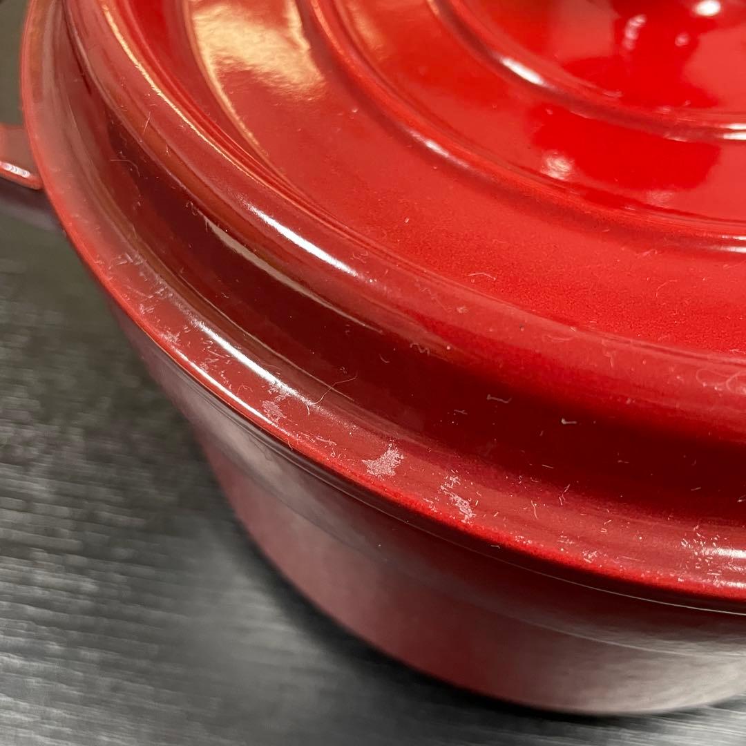 STAUB ピコココット　ラウンド　レッド　20cm