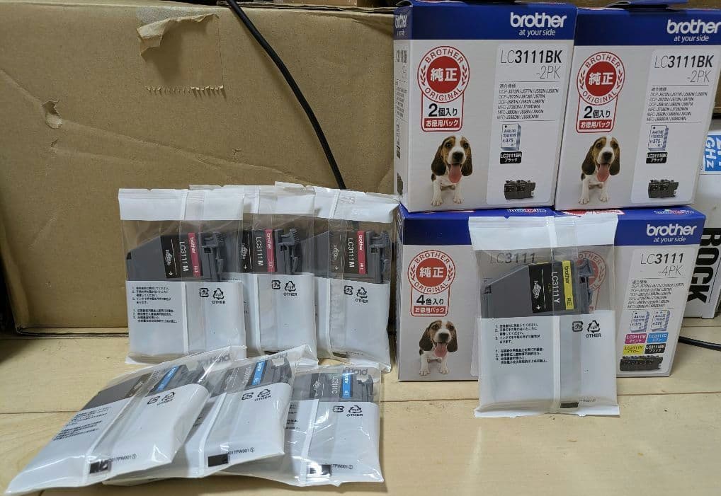 【訳あり、セット販売】brother LC3111 インクカートリッジ