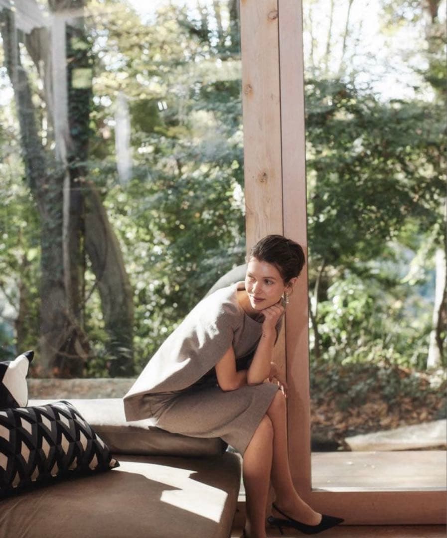 laubeblanc Narrow line Cape Dress Mサイズ