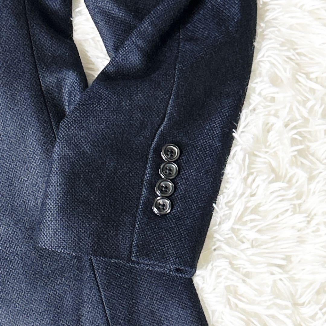 ヒルトン チェスターコート Outlast キルティング 花柄 メルトン L 黒