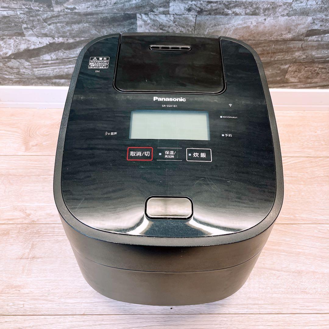 Panasonic スチーム&可変圧力IHジャー炊飯器 SR-SSX181