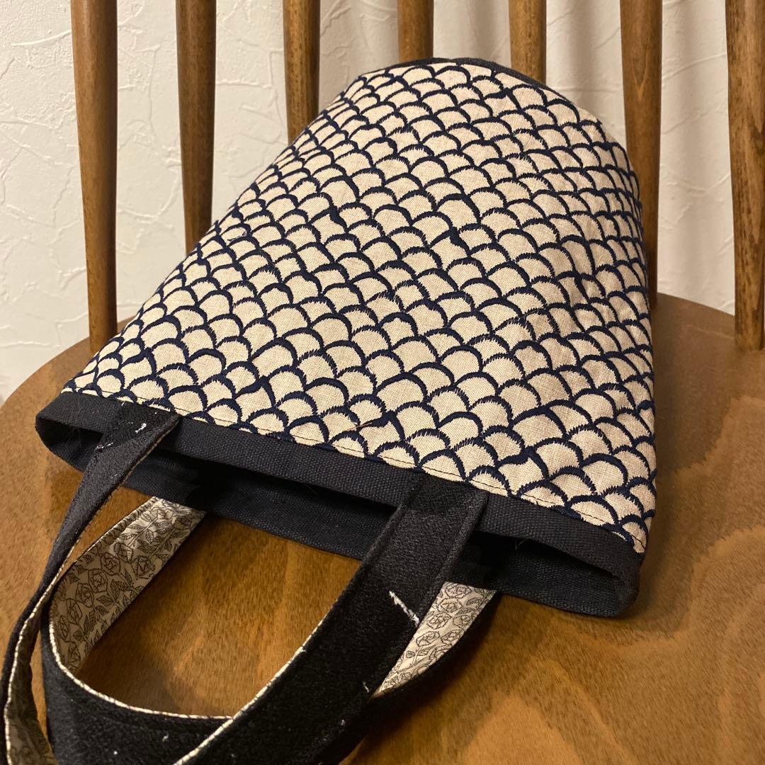 ♡handmade♡ ミナペルホネン　　　まぁるい底のバケツバッグ