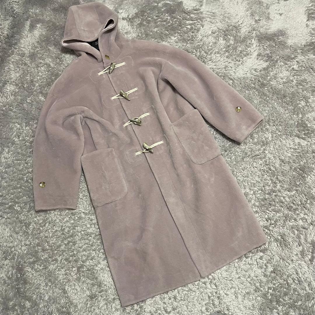 FURFUR エコファーダッフルコート22AW ロング フーデッドコート