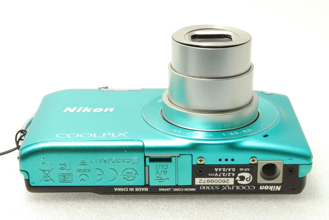 Nikon COOLPIX S3300 ❤️スマホ転送 動作確認済 ブルー ニコン