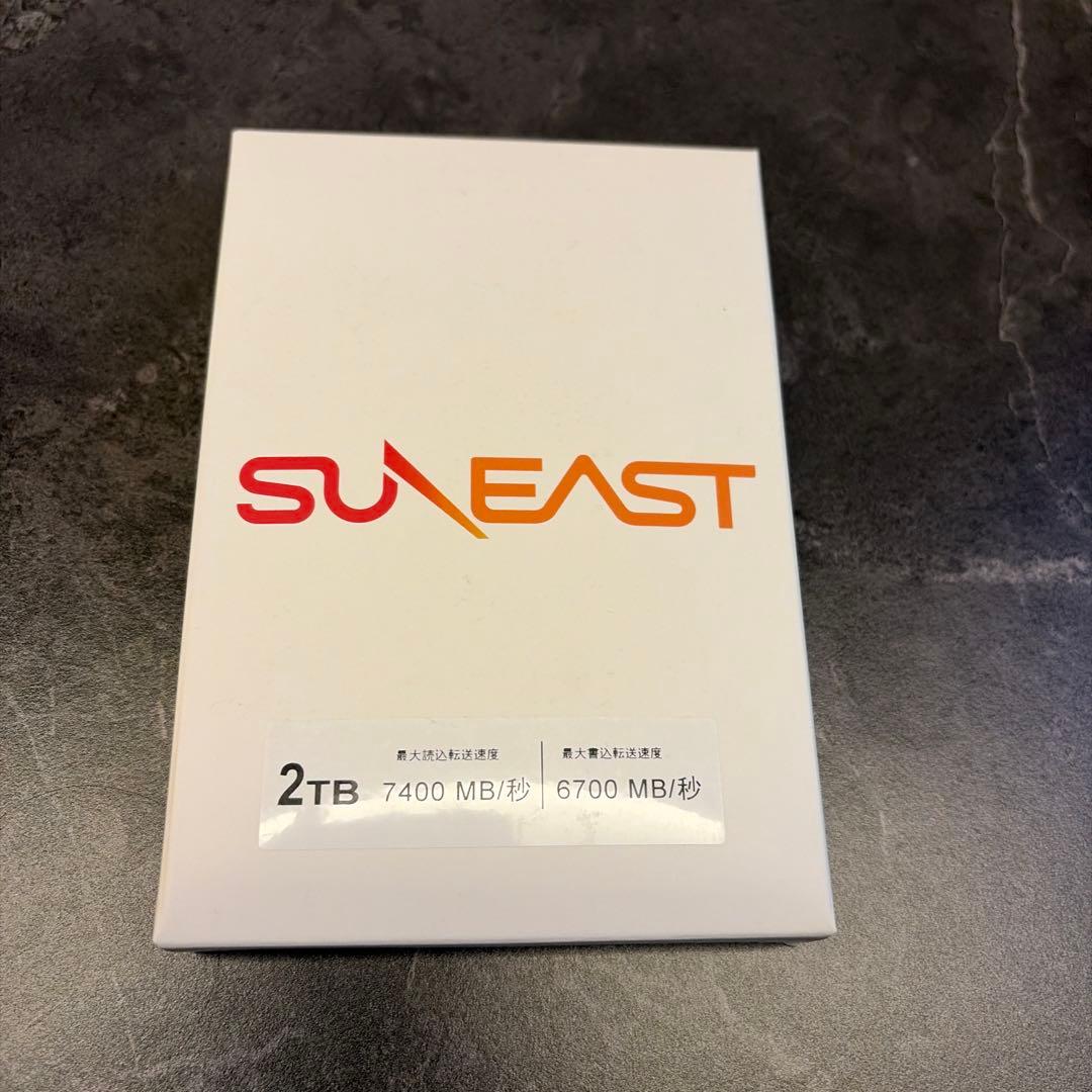 SUNEAST 2TB NVMe SSD アルミ合金ヒートシンク付き
