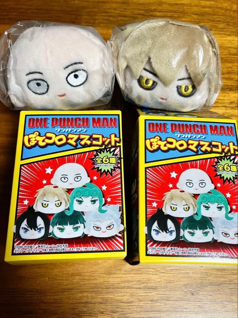 【未使用】ワンパンマン ぽてコロマスコット サイタマ ジェノス 2つセット