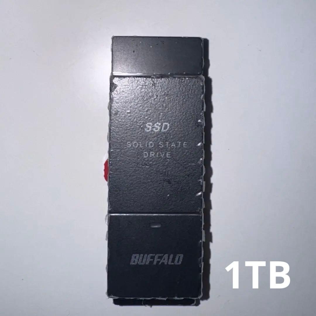 外付けハードディスク・ドライブ BUFFALO SSD 1TB SSD-PUT1.0U3B/N