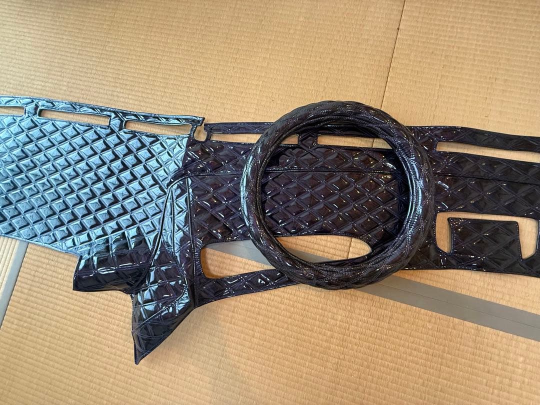 17スーパーグレートダッシュマット　ハンドルカバー同色　雅　オリオンパープル