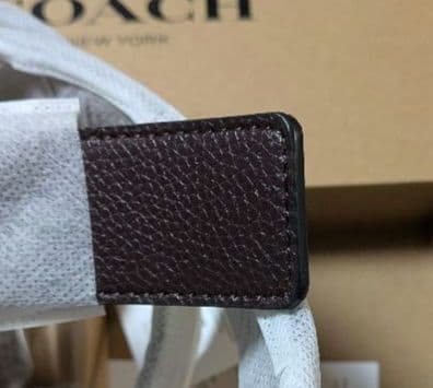 コーチ　新品　リバーシブル シンプル ブラックxブラウン シルバーバックル