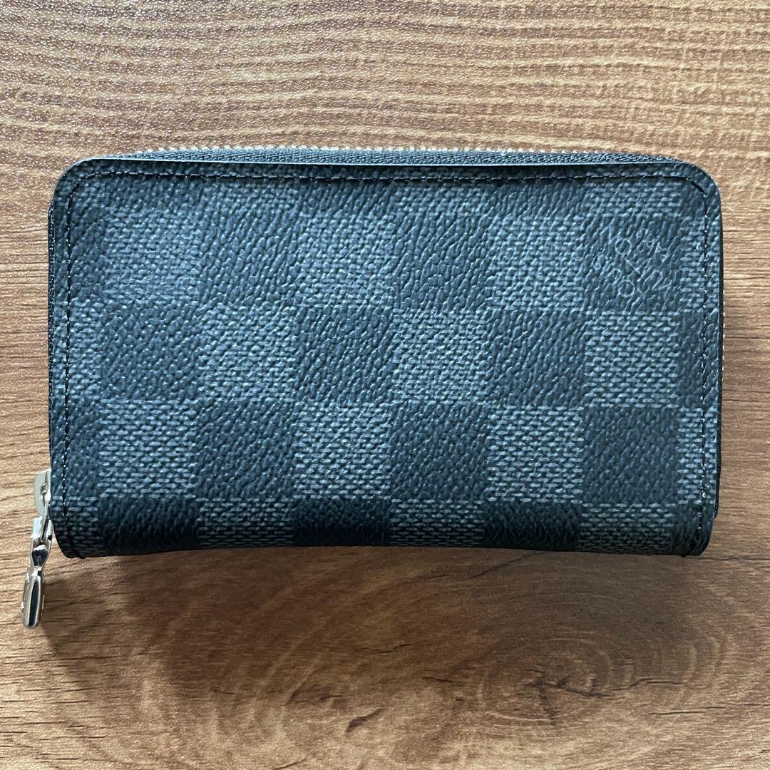 【美品】LOUIS VUITTONジッピーパースダミエN63076