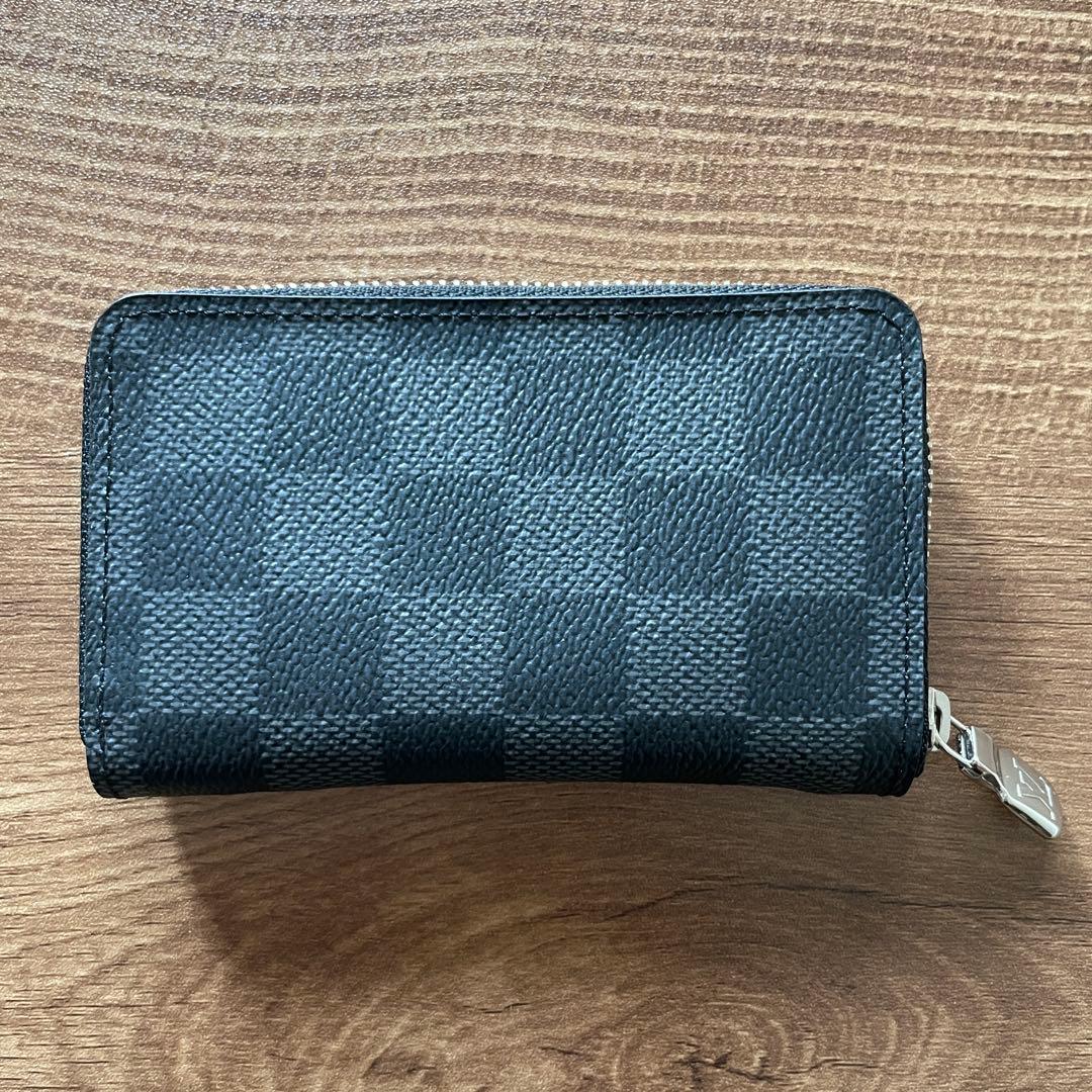 【美品】LOUIS VUITTONジッピーパースダミエN63076