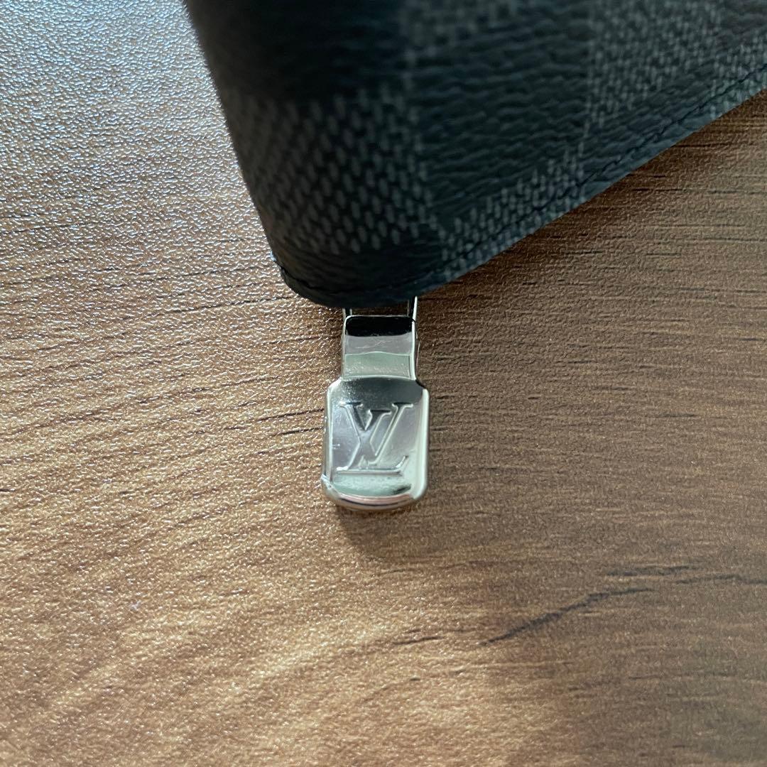 【美品】LOUIS VUITTONジッピーパースダミエN63076