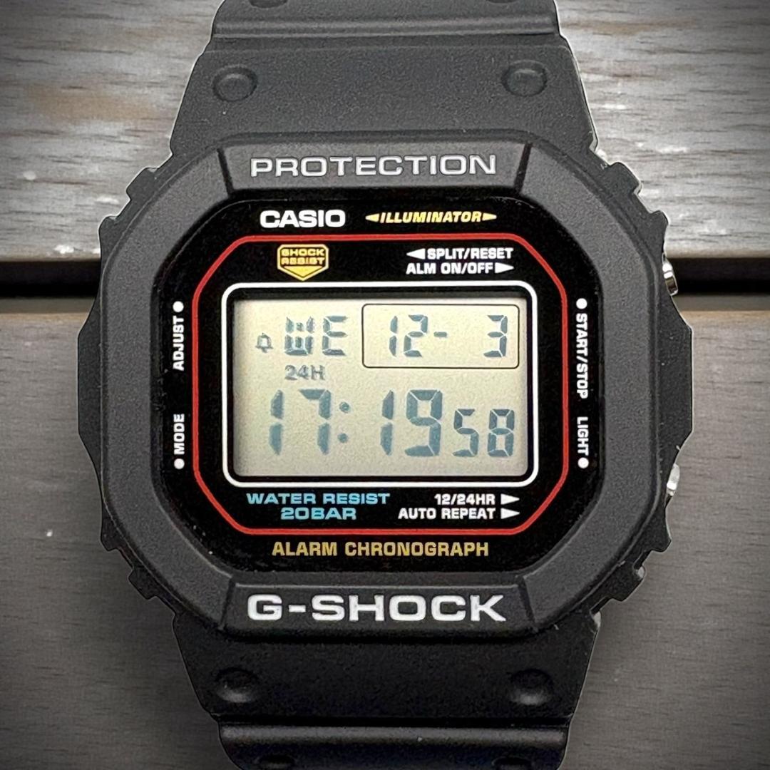 【美品】CASIO G-SHOCK　DW-5600RL-1JF　ブラック