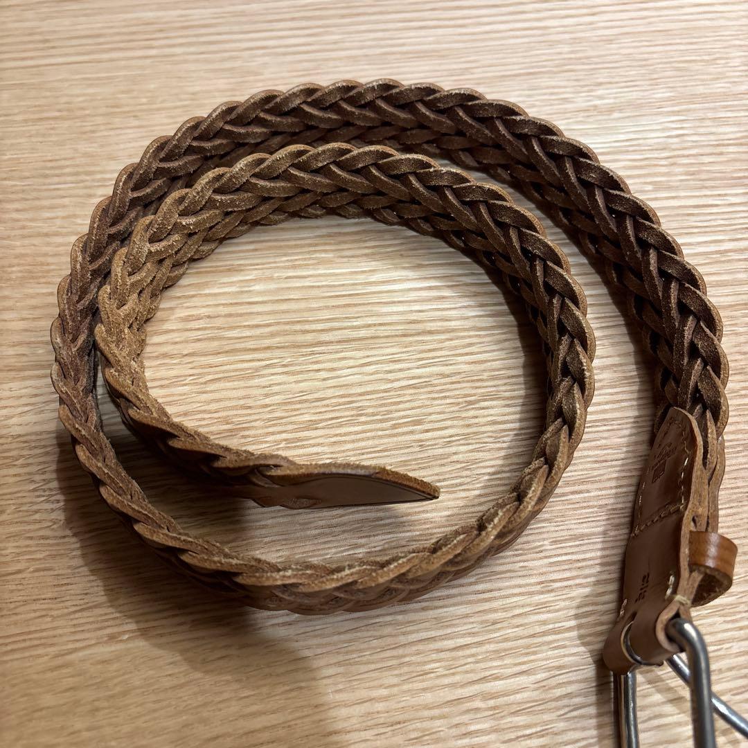 美品　ホワイトハウスコックス メッシュベルト　30インチ