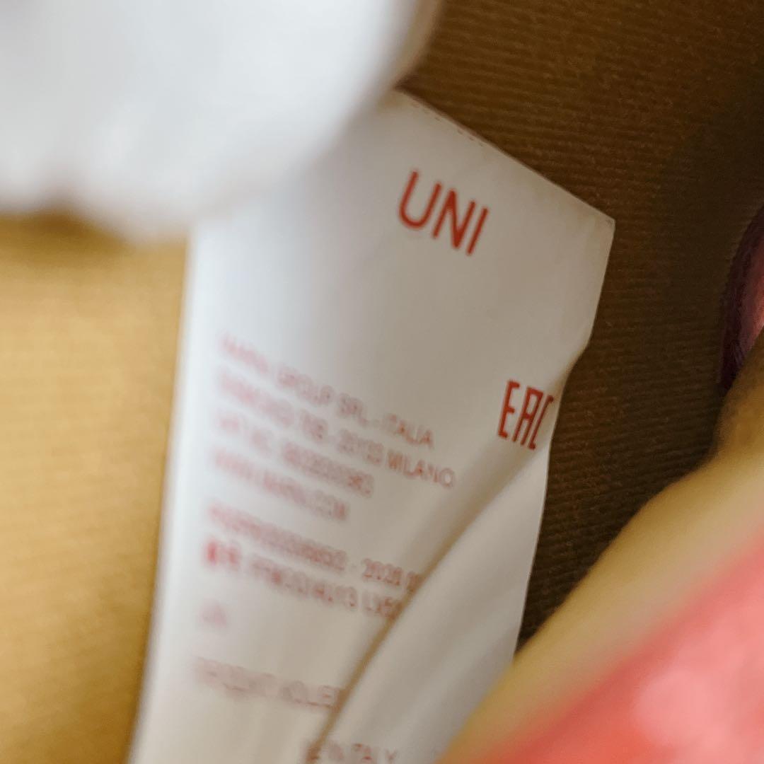 箱付き 美品 MARNI マルチカラー 二つ折り 財布