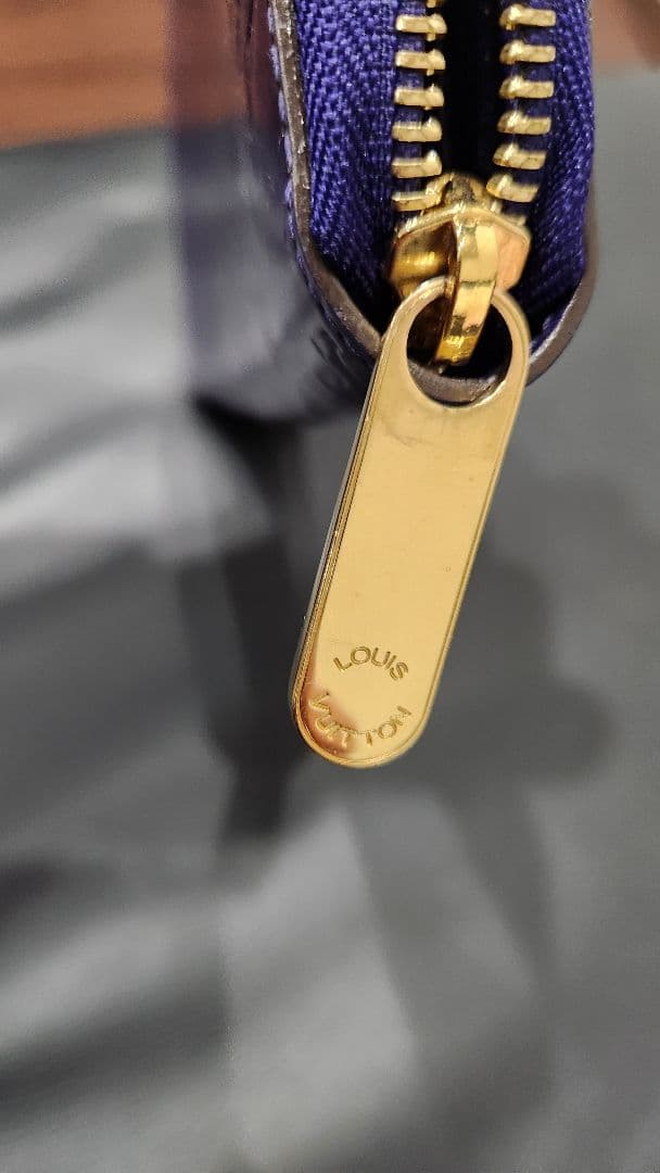 Louis Vuitton パープル長財布