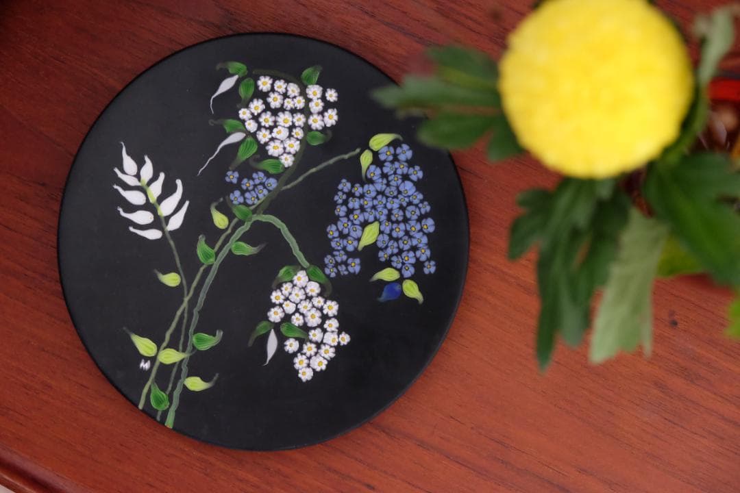 エルコーレモレッティ プレート ベネチアンガラス 江波冨士子/黒木国昭/藤田喬平