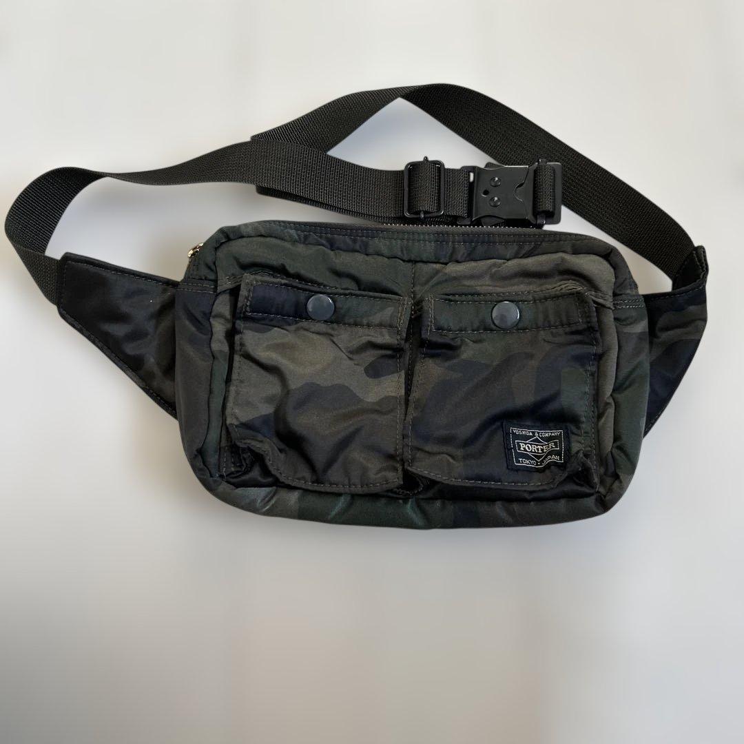 美品　PORTER カモフラージュ ボディバッグ　30周年記念