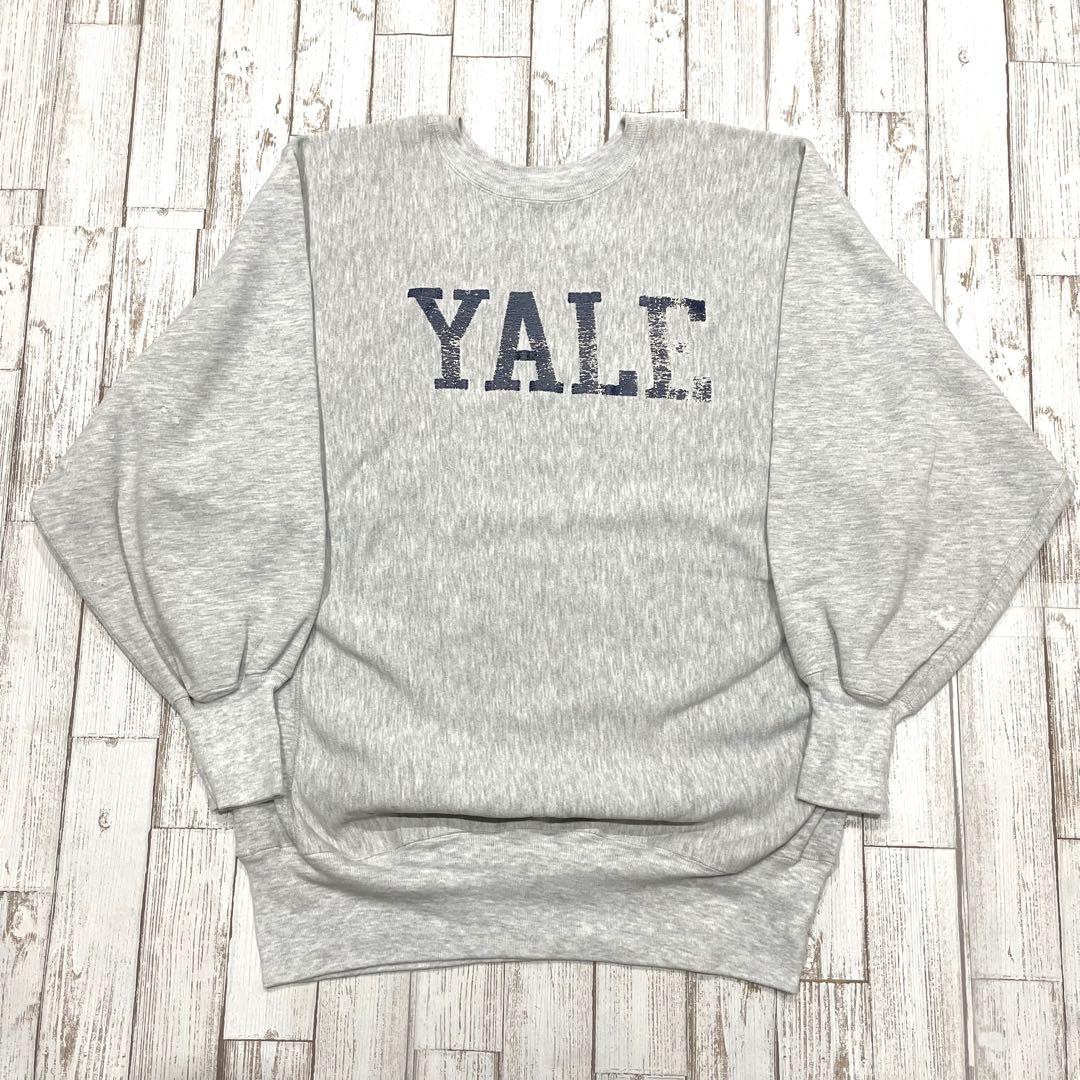【80sトリコ！YALE！】チャンピオン　リバースウィーブ　スウェット　イエール
