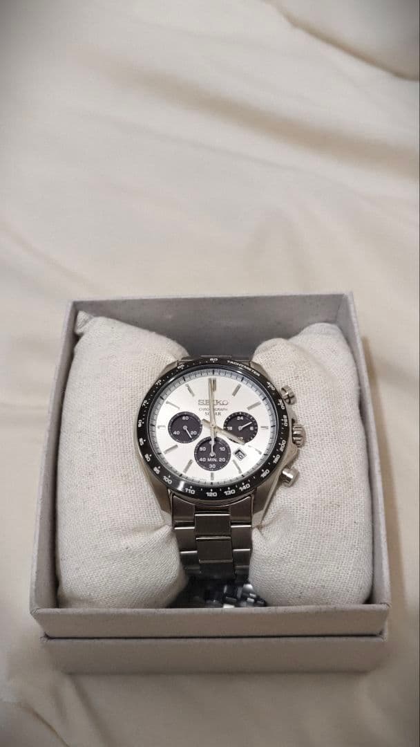 セイコー クロノグラフ SBPY165 ソーラー V175