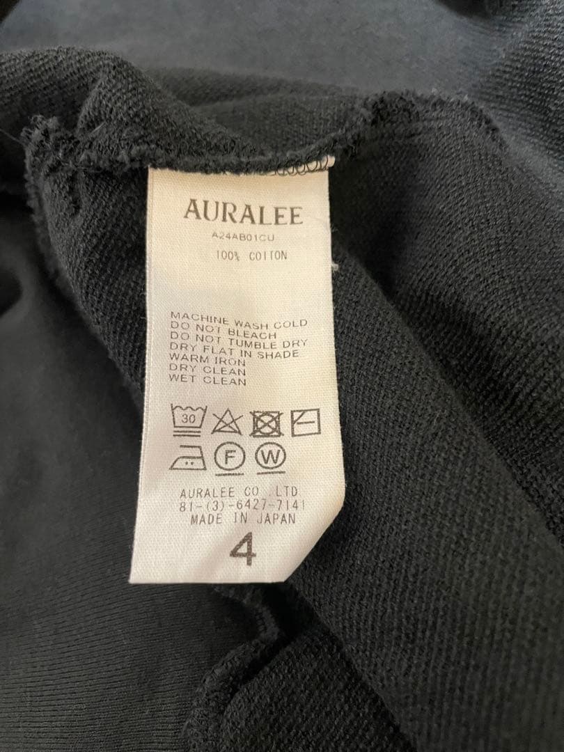 AURALEE スーパーハイゲージスウェットジップブルゾン 24AW