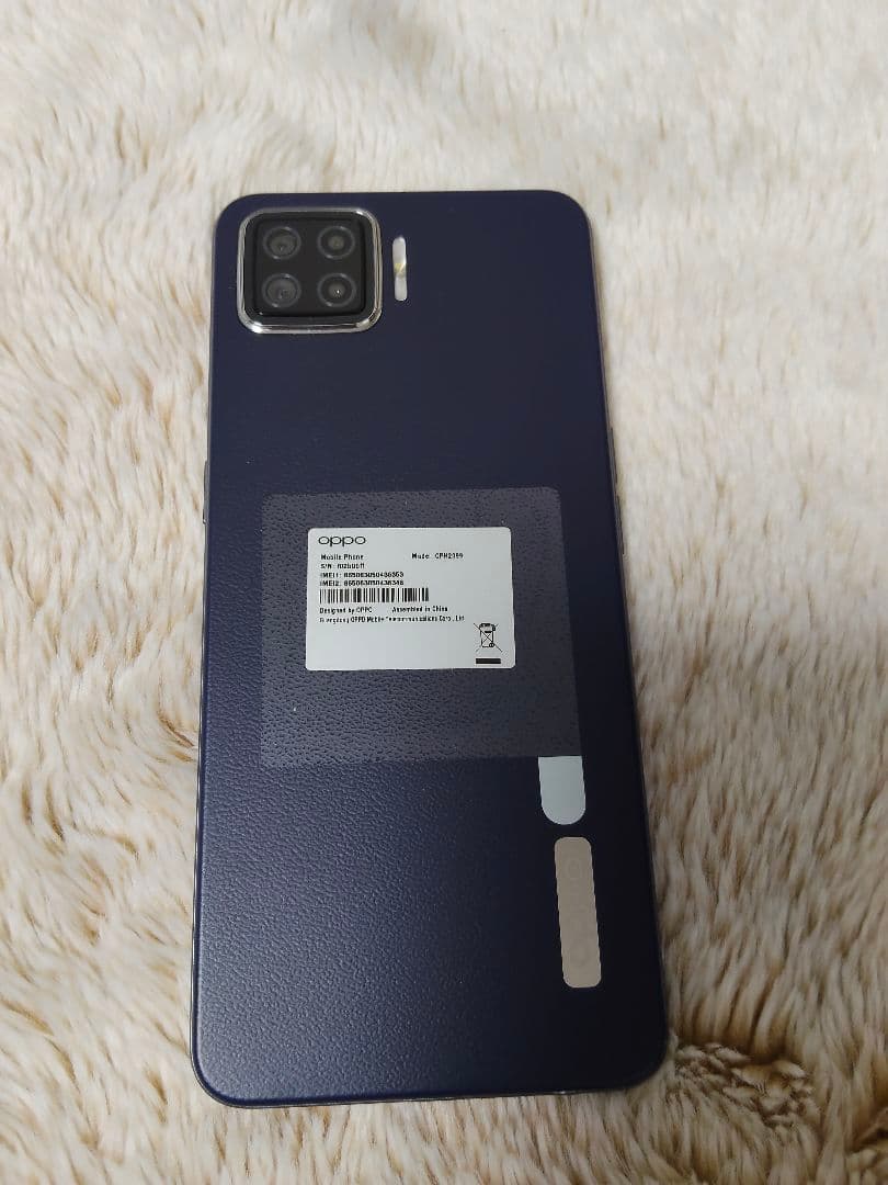 OPPO スマートフォン ネイビー　美品　本体のみ