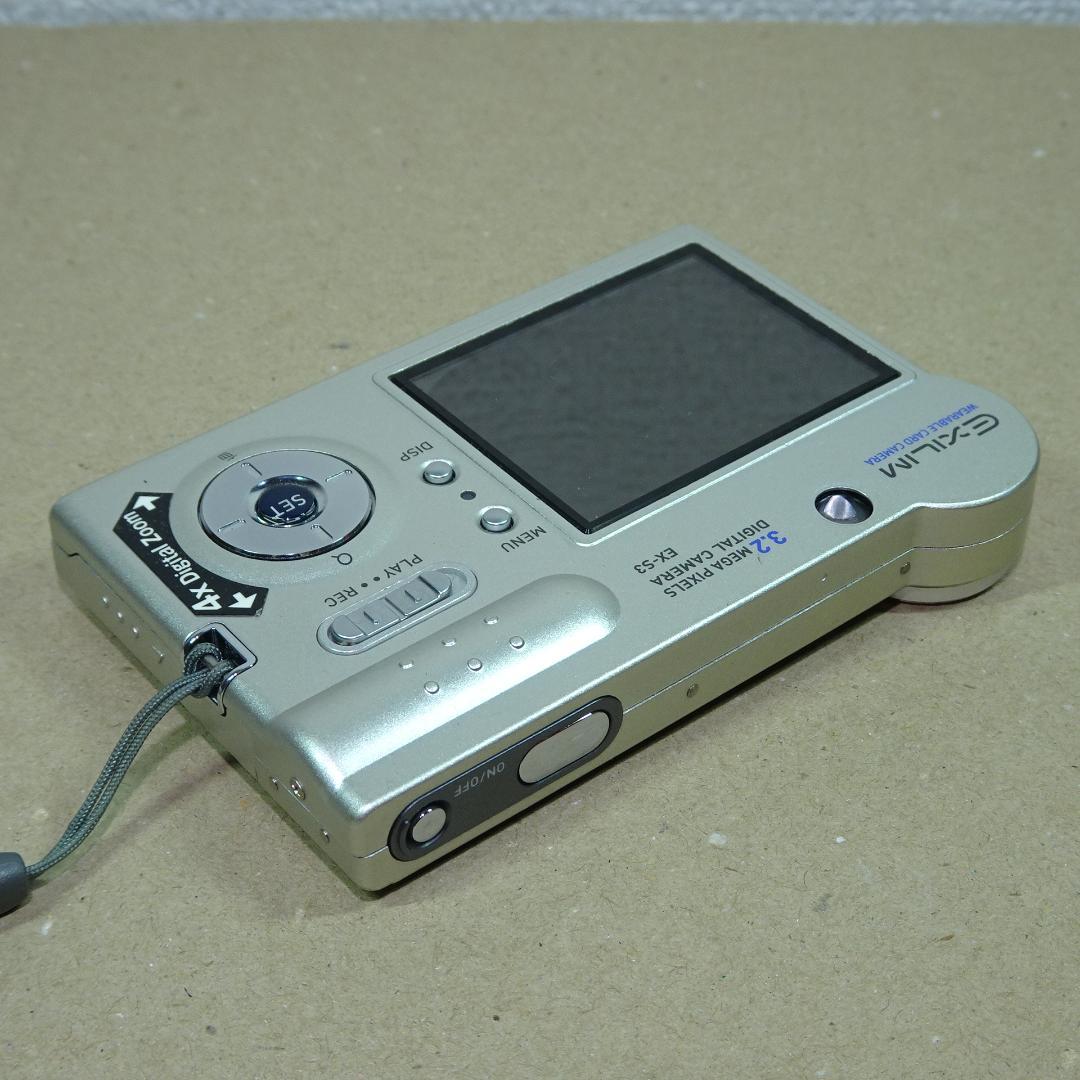 カシオ EXILIM EX-S3 オールドコンデジ デジカメ バッテリー新品付き