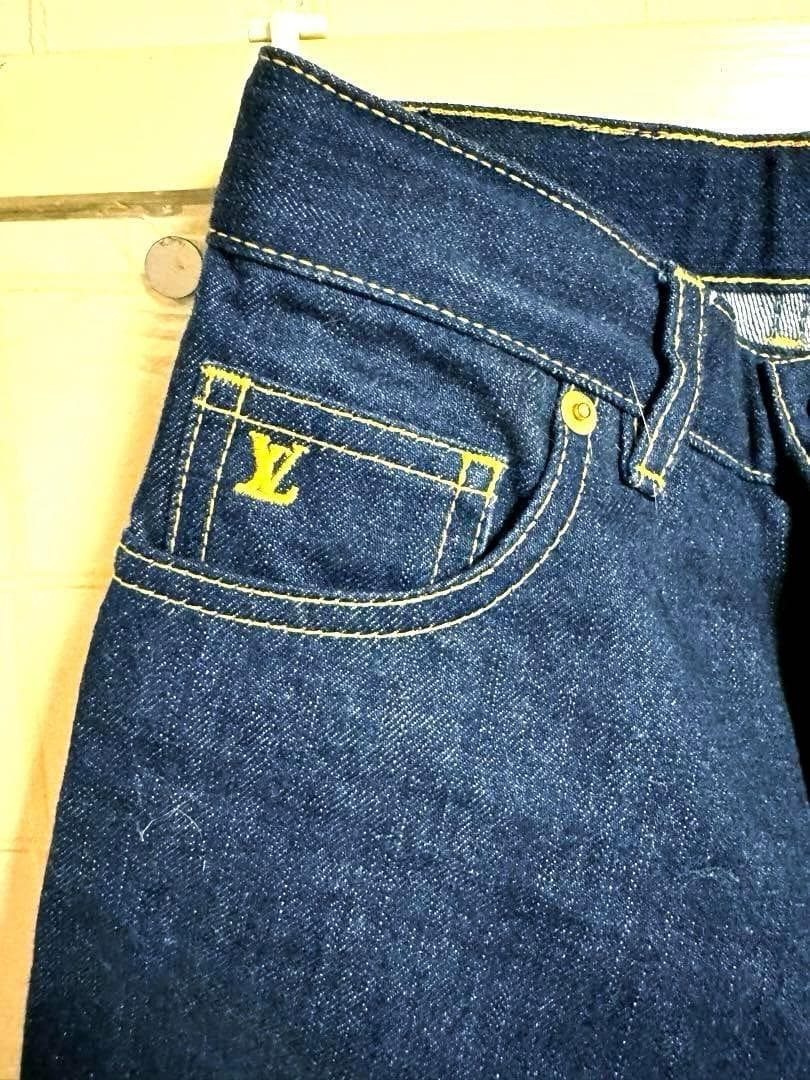 LOUIS VUITTON ルイヴィトン デニムパンツ レディース 8号