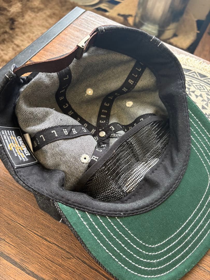 CHALLENGER デニムキャップ ブラック チャレンジャー