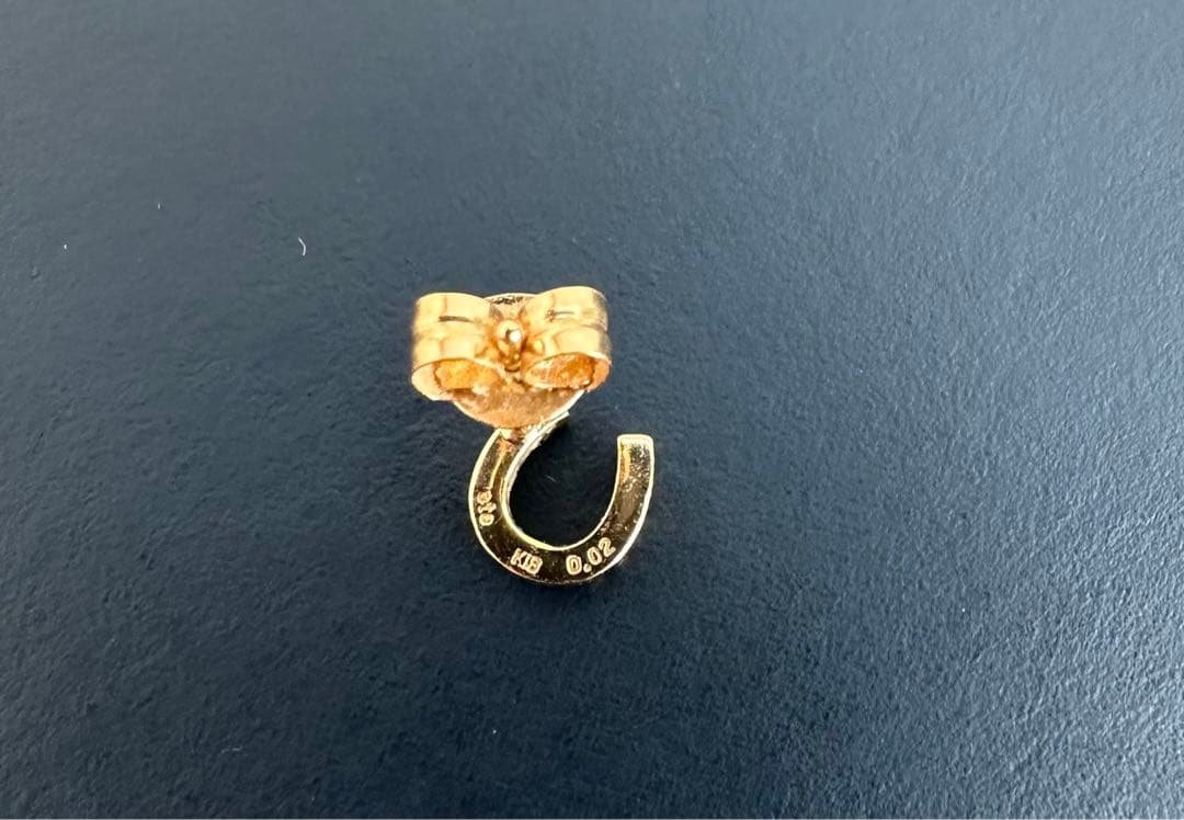 ete ホースシューピアス ダイヤ 片耳