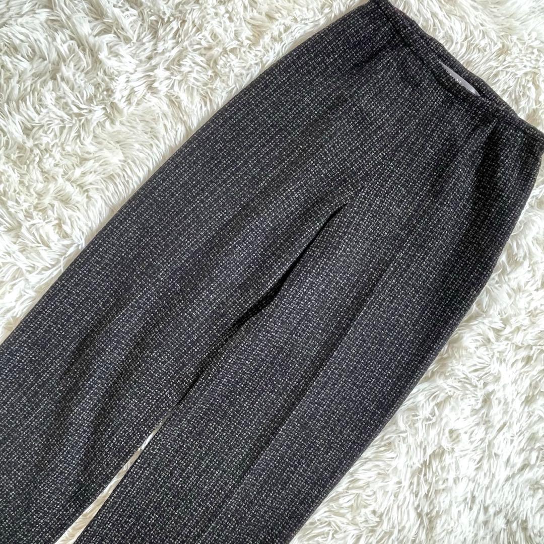 美品☆マックスマーラ　高級　銀タグ　ツイード　セットアップ　パンツスーツ　L