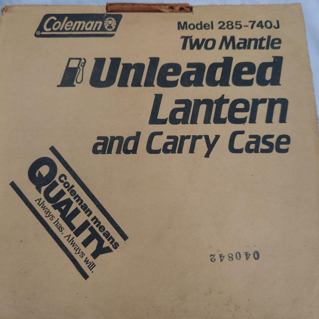 ライト・ランタン Coleman 285-740J Unleaded Lantern