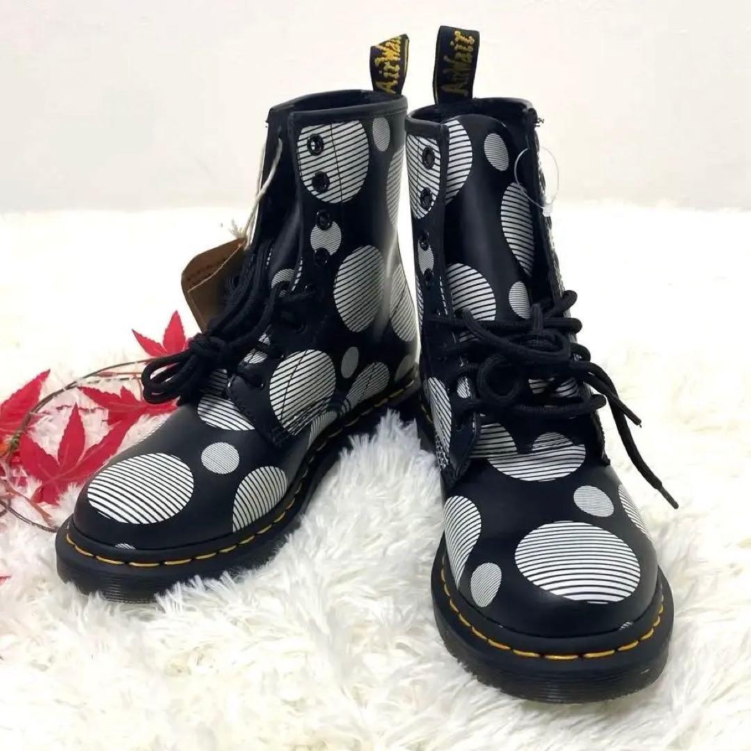 ドクターマーチン　JADON ポルカドット　8ホール　ブーツ　UK5 新品✨