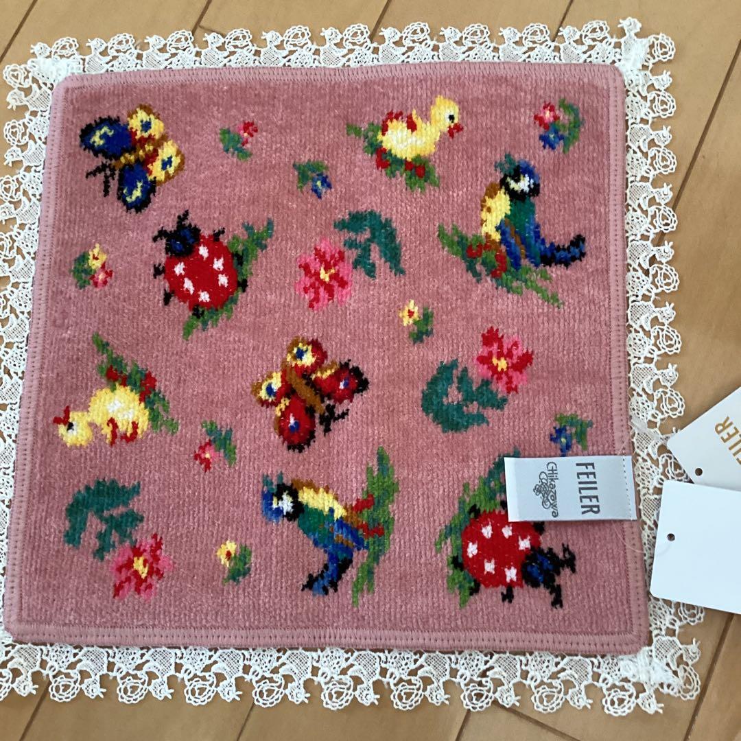 フェイラー　近沢レース　コラボハンカチミニポーチセット