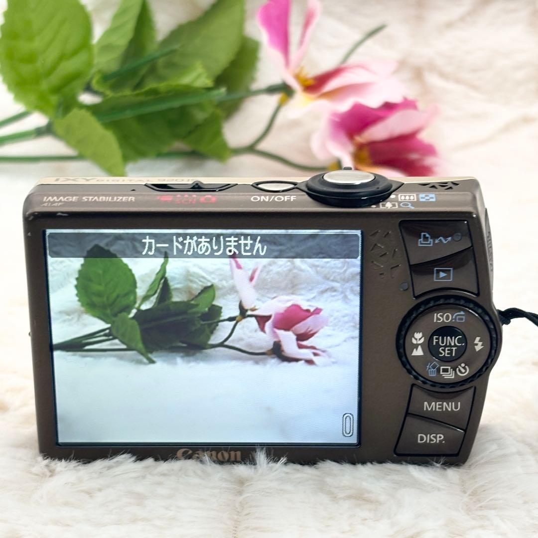 美品 動作良好 Canon IXY 920 IS ゴールド