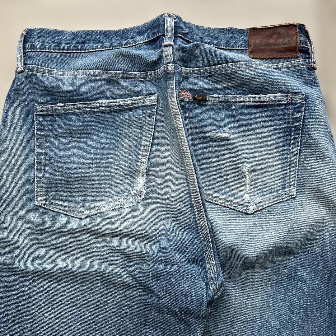 chimala チマラ　ダメージ・リペア加工デニム　オーバーサイズ