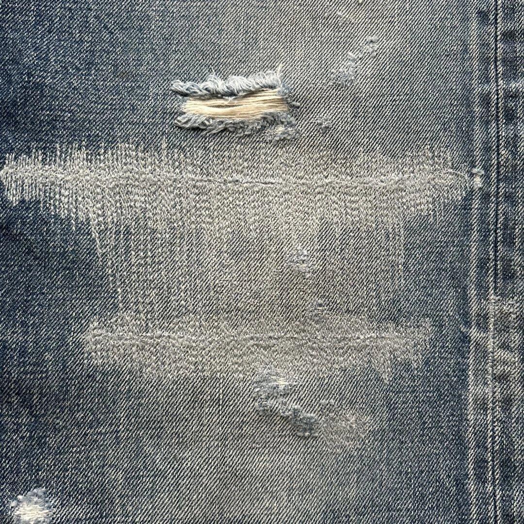 chimala チマラ　ダメージ・リペア加工デニム　オーバーサイズ