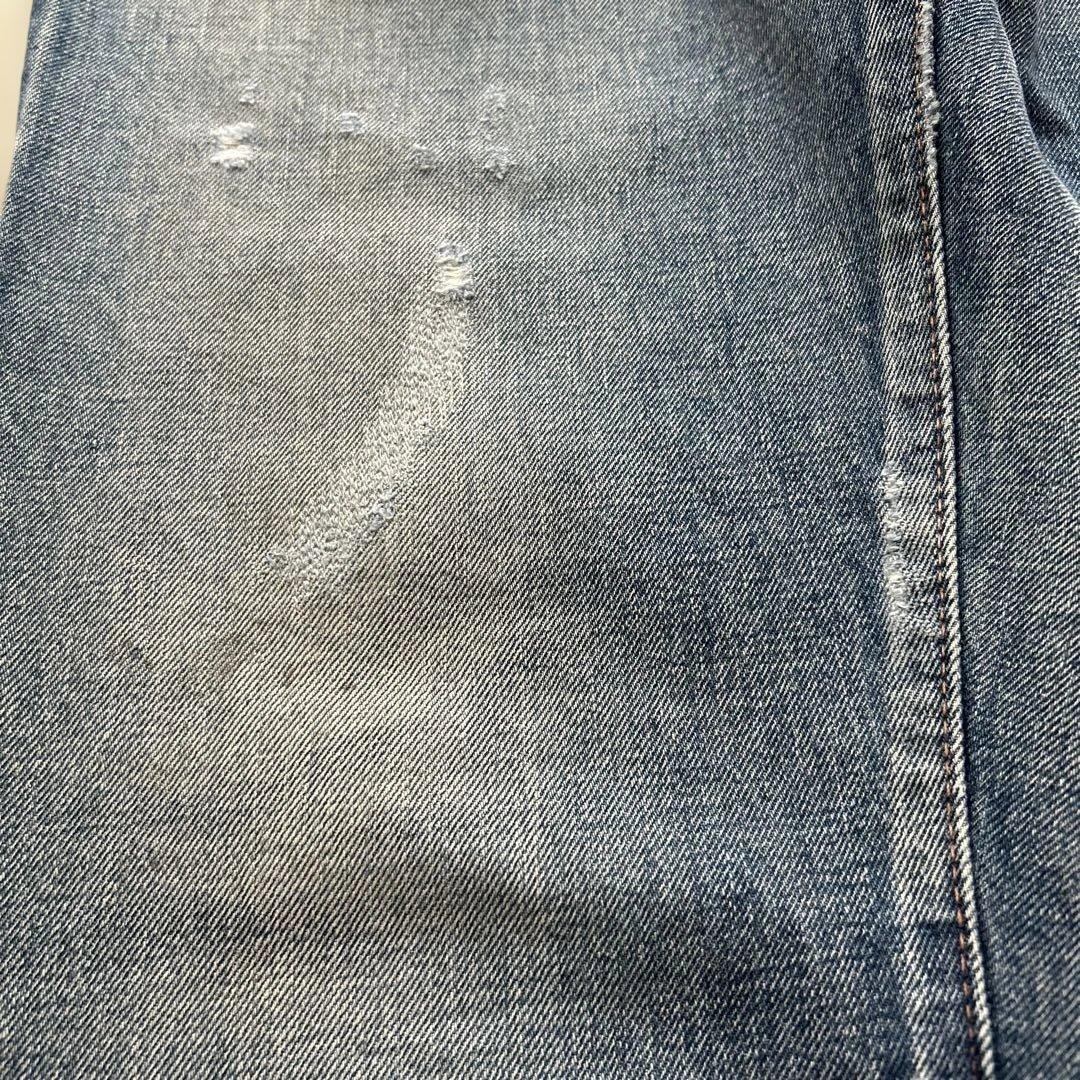 chimala チマラ　ダメージ・リペア加工デニム　オーバーサイズ