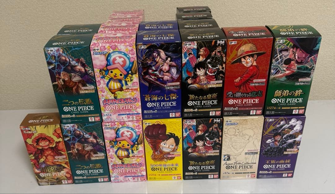 ワンピース カードBOXテープ付き