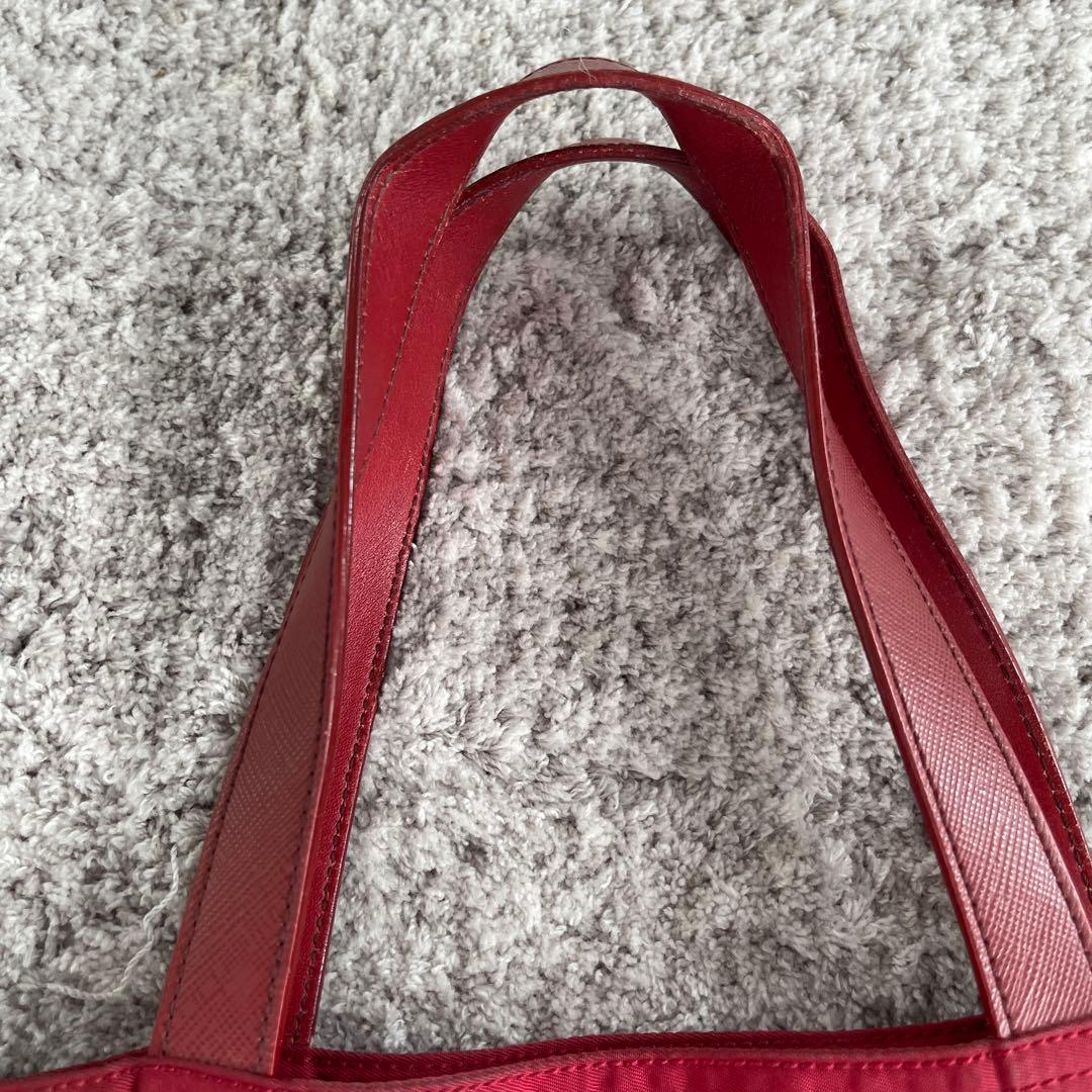 プラダ　PRADA トートバッグ　レッド