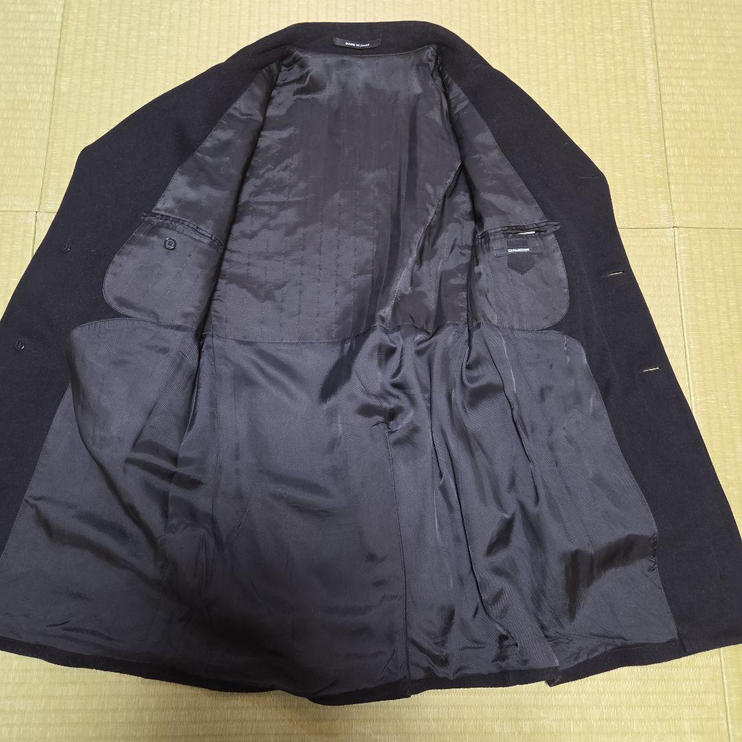 極美品 カシミア混 サイズ50 XL相当 黒 タリアトーレ チェスターコート
