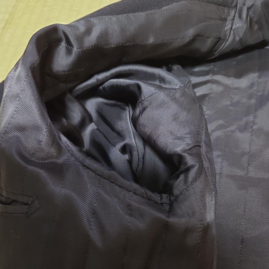 極美品 カシミア混 サイズ50 XL相当 黒 タリアトーレ チェスターコート
