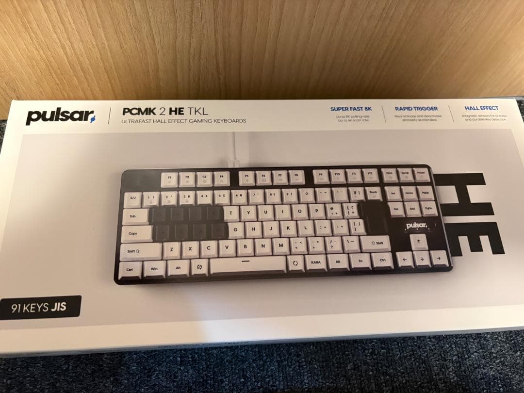 Pulsar PCMK2 HE TKL 日本語配列　ゲーミングキーボード