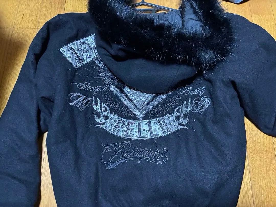 【希少】PELLE PELLE スタジャン XL 刺繍ロゴ HIPHOP