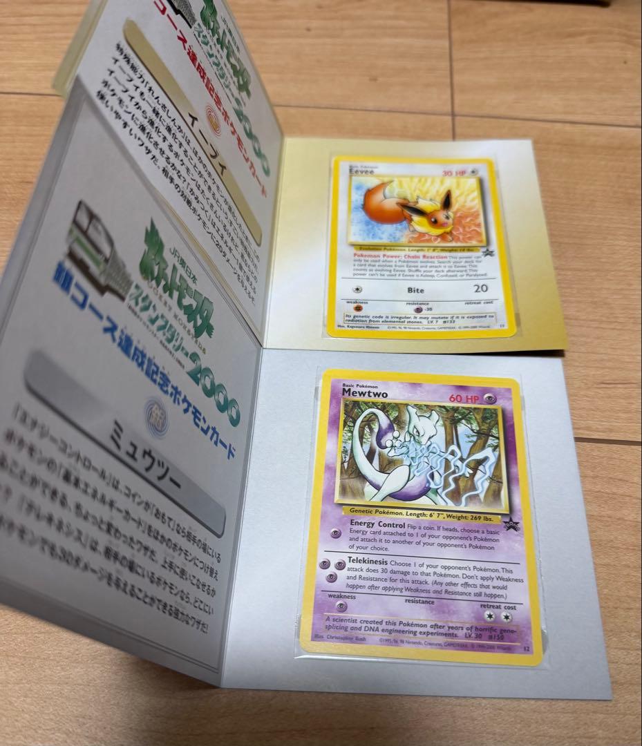 JR東日本スタンプラリー2000 イーブイ＆ミュウツー