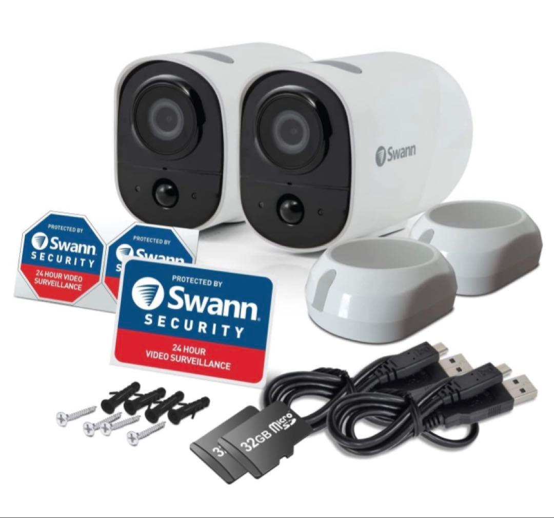 Swann Xtreem 1080P 防犯カメラ 2台セット